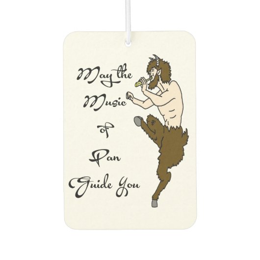 Moge de muziek van Pan je begeleiden Luchtverfrisser (Voorkant)