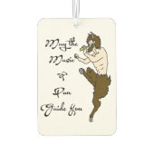 Moge de muziek van Pan je begeleiden Luchtverfrisser (Achterkant)