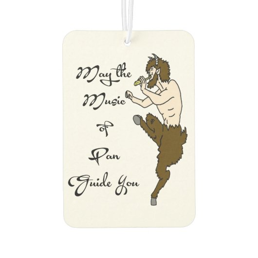 Moge de muziek van Pan je begeleiden Luchtverfrisser (Achterkant)