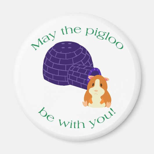 Moge de Pigloo Muffin Magnet (Voorkant)