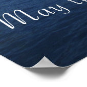 Moge de rivier van mijn leven naar het zee van de  poster (Hoek)