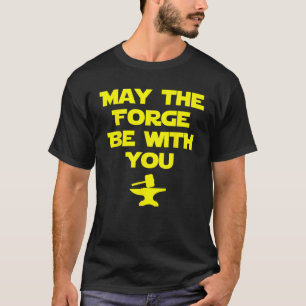 Moge de smederij bij je zijn Metallurgie Blacksmit T-shirt