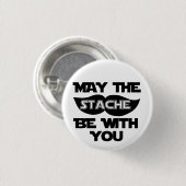 Moge de trap bij je liggen ronde button 3,2 cm (Voorkant /achterkant)