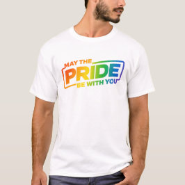 "Moge de trots bij je zijn" lgbt logo shirt t-shir