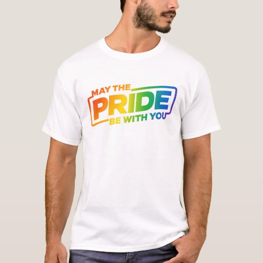 "Moge de trots bij je zijn" lgbt logo shirt t-shir (Voorkant)