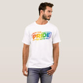 "Moge de trots bij je zijn" lgbt logo shirt t-shir (Voorkant volledig)
