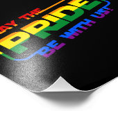 Moge de trots met ons LGBTQ Gay Pride maand SLO Foto Afdruk (Hoek)