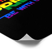Moge de trots met ons LGBTQ Gay Pride maand SLO Poster (Hoek)