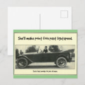 "Moge de vierde bij je zijn" Briefkaart (Voorkant / Achterkant)