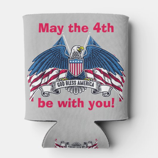 Moge de vierde met je Eagle Koelbox zijn Blikjeskoeler (Achterkant)