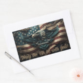 Moge de vierde met je Eagle zijn Rechthoekige Sticker (Envelop)