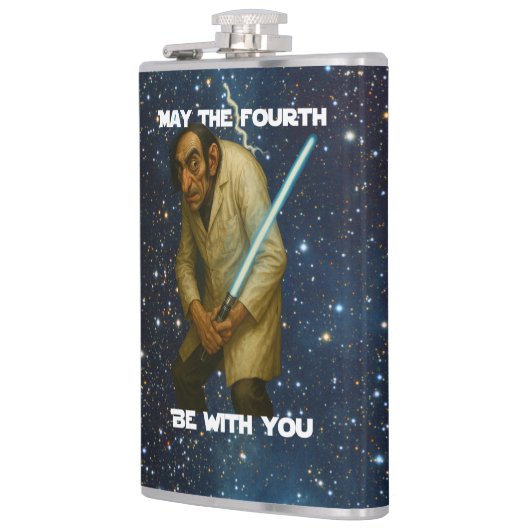 Moge de Vierde met u zijn (Wiskunde-ter)! Heupfles (Links)