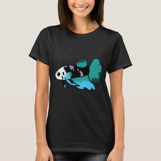 Moge de Vis met Jou Zijn Vis Vis T-shirt (Voorkant)