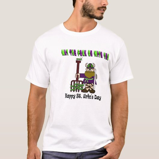 Moge de vork bij jou zijn! - Shirt van St. Urho's (Voorkant)
