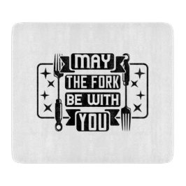 Moge de vork bij jou zijn snijplank