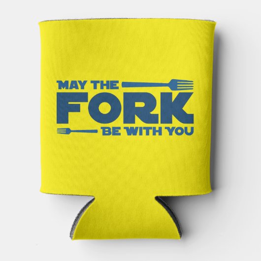 Moge de vork bij u zijn blikjeskoeler (Voorkant)