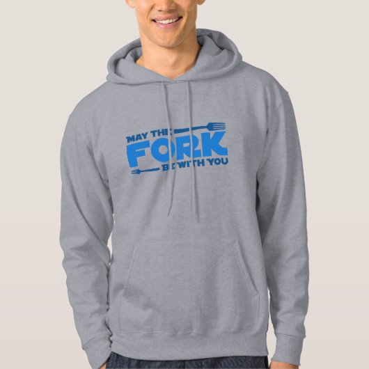 Moge de vork bij u zijn hoodie (Voorkant)