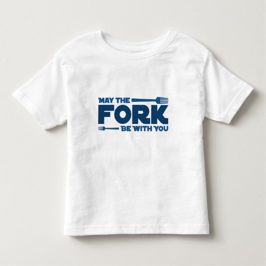 Moge de vork bij u zijn kinder shirts (Voorkant)
