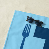 Moge de vork bij u zijn strandlaken (In situ)