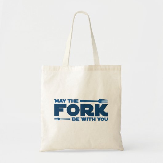 Moge de vork bij u zijn tote bag (Voorkant)