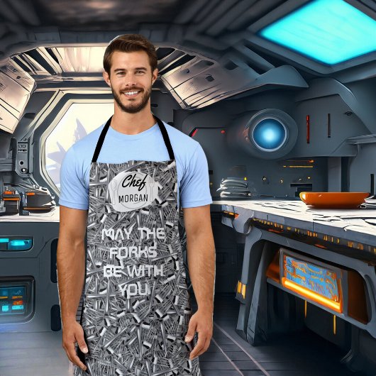 Moge de vorken bij u Mannen zijn Schort