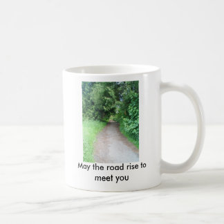 Moge de weg naar je toe gaan koffiemok