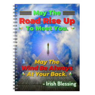 Moge de weg omhoog gaan om je te ontmoeten. Mag de Notitieboek