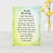 Moge de weg omhoog gaan om u Iers te ontmoeten Kaart (Gele Bloem)