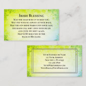 Moge de weg omhoog gaan om u Iers te ontmoeten Visitekaartje (Voorkant / Achterkant)