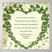 Moge de weg omhoog gaan om u Irish Blessing te ont Poster (Voorkant)