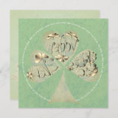 "Moge de weg omhoog gaan..." St. Patrick's Day Bedankkaart (Voorkant / Achterkant)