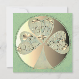 "Moge de weg omhoog gaan..." St. Patrick's Day Bedankkaart