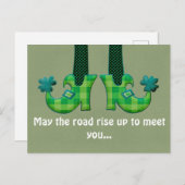 Moge de weg omhoog om u te ontmoeten briefkaart (Voorkant / Achterkant)