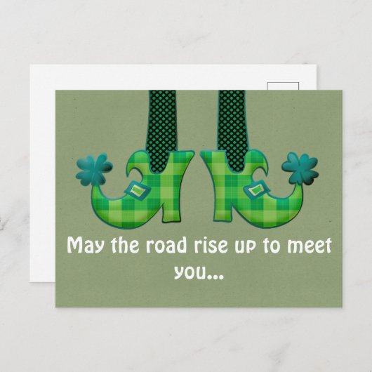 Moge de weg omhoog om u te ontmoeten briefkaart (Voorkant / Achterkant)