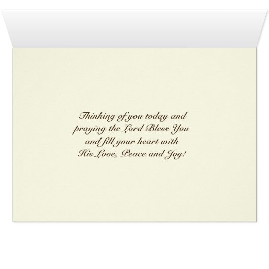 Moge de weg omhoog om u te ontmoeten, Ierse zegeni (Binenzijde Horizontaal (Onderkant))