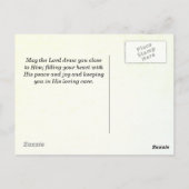 Moge de weg omhoog om u te ontmoeten, Ierse zegeni Briefkaart (Achterkant)