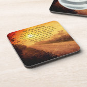 Moge de weg omhoog om u te ontmoeten, Ierse zegeni Drankjes Onderzetter (Linkerzijde)