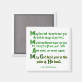 Moge de weg omhoog om u te ontmoeten magneet (Voorkant / Achterkant)