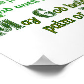 Moge de weg omhoog om u te ontmoeten poster (Hoek)