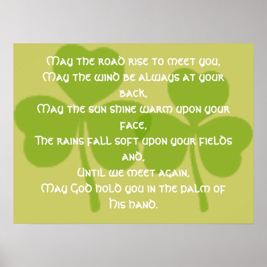 Moge de weg omhoog om u te ontmoeten poster (Voorkant)