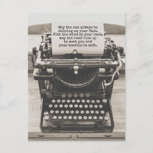 Moge de weg omhoog om u te ontmoeten - Veilige rei Briefkaart