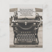 Moge de weg omhoog om u te ontmoeten - Veilige rei Briefkaart (Voorkant)