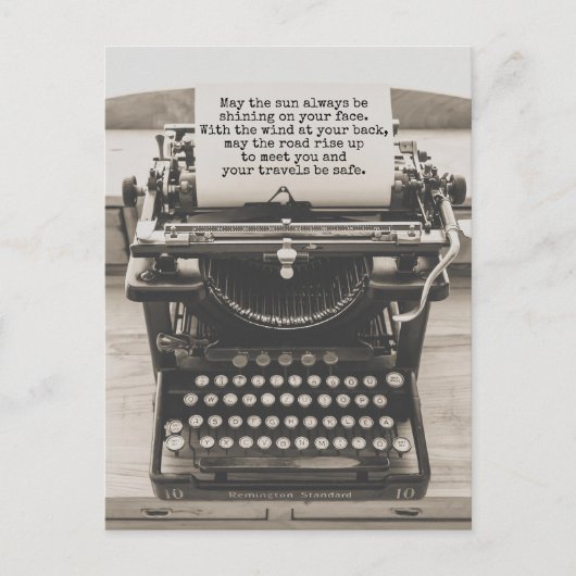 Moge de weg omhoog om u te ontmoeten - Veilige rei Briefkaart (Voorkant)