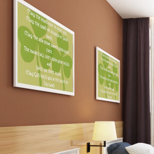 Moge de Weg Opkomen om U te Ontmoeten Poster