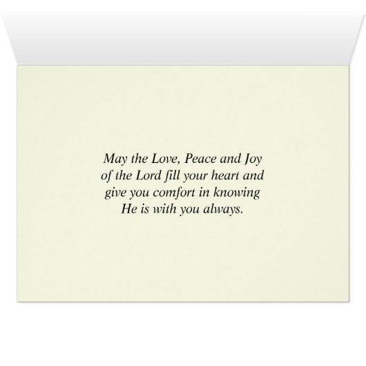 Moge de Wegrijping omhoog om u te ontmoeten, Ierse (Binenzijde Horizontaal (Onderkant))