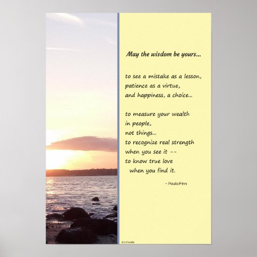 Moge de wijsheid van jou zijn... poster (Voorkant)