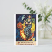 Moge deze heks je een vogel uit Halloween brengen Briefkaart (Staand voorkant)