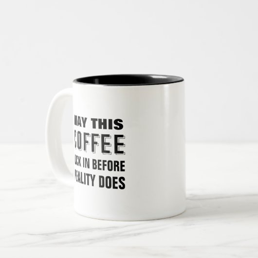 Moge deze koffie de kop opsteken voordat de realit (Voorkant links)