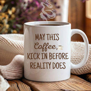 Moge deze koffie op gang komen grappige collega koffiemok