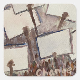 Moge dit het moment van verandering zijn Stickers